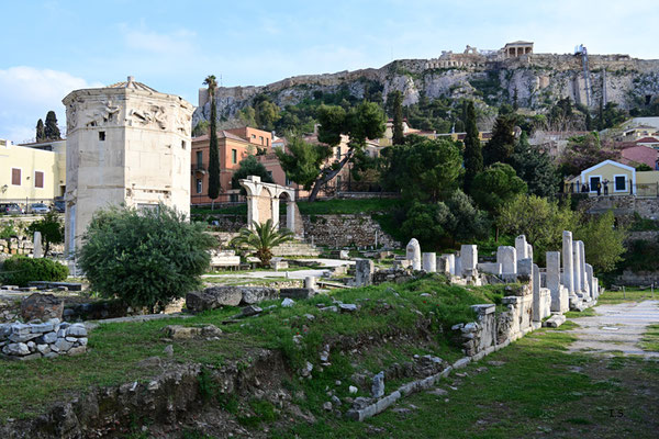Athen, Römische Agora mit Turm der Winde