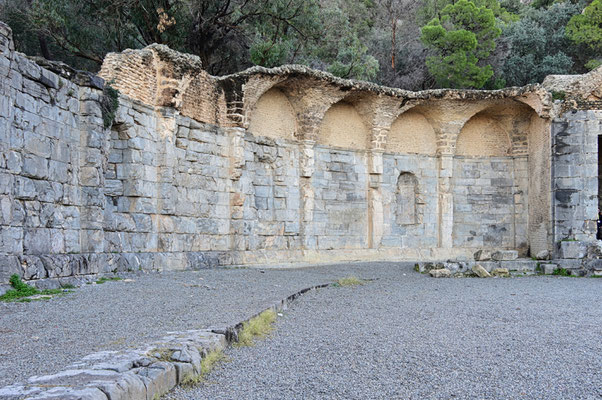 Zaghouan, Röm. Wassertempel Le Nymphe Elliptique