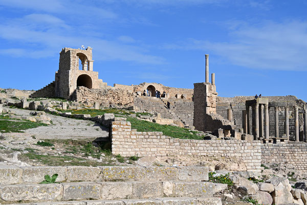Dougga Archiologiepark, Ruinenstadt
