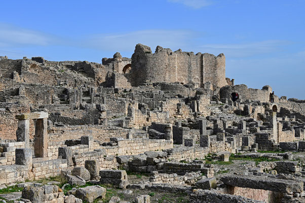 Dougga Archiologiepark, Ruinenstadt