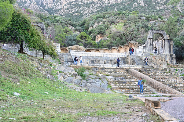 Zaghouan, Röm. Wassertempel und Wasserleitung Le Nymphe Elliptique