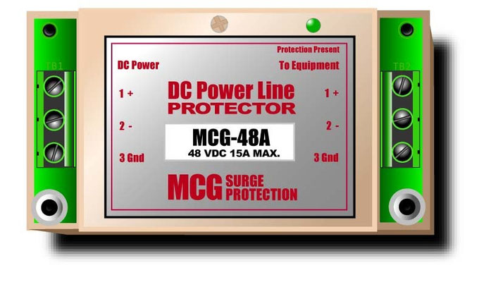 PROTECTOR SURGE ARRESTER PARA DC DE MCG