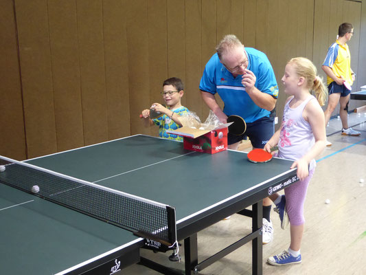 Schnuppertischtennis Kinderferienprogramm 2016