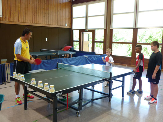 Schnuppertischtennis Kinderferienprogramm 2016