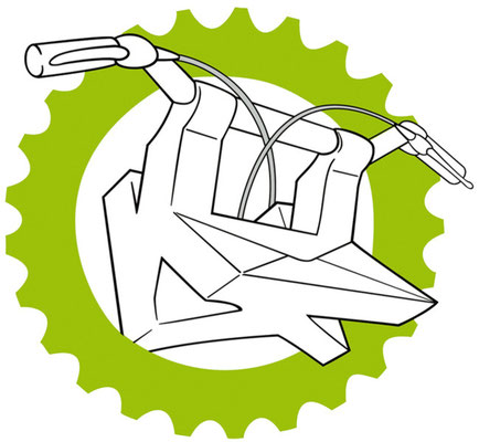 Logo-Entwurf – Fahrradkurier KiezKurierKreuzberg – 3 Ks (copyright: Christian Seidlitz)