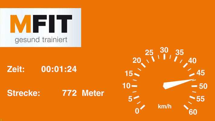 FitnessBike auf Basis des EnergyBike Screen
