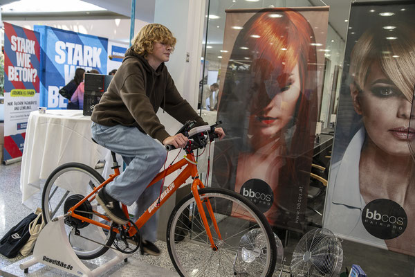 UmweltBike auf einer Ausbildungsmesse für die Stadtwerke Wörgl