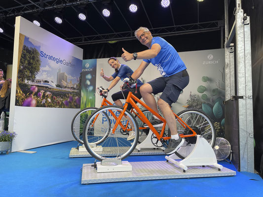 Umweltbikes bei einer TV-Show