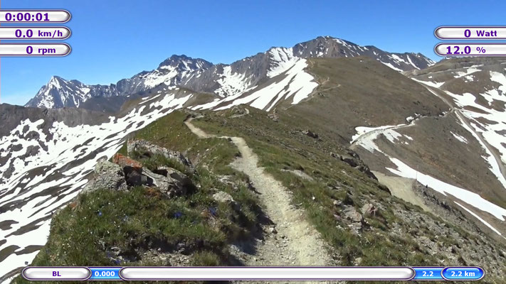 Schmugglertrail in Ischgl mit dem Mountainbike