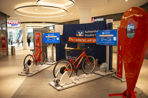EnergyBike Physik 3 - als Spendenfahrrad für eine Bank