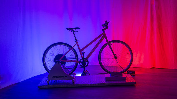 Stimmungsvolles Licht mit einem UmweltBike