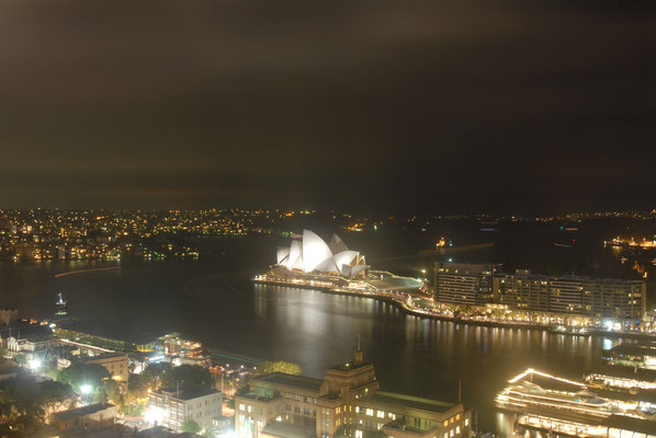 Baie de Sydney de nuit