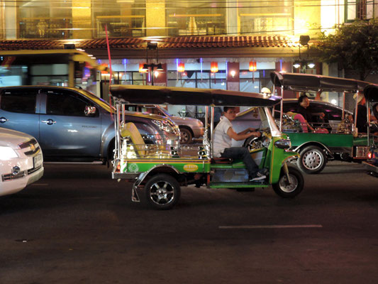 Tuk Tuk à Bangkok, Thaïlande