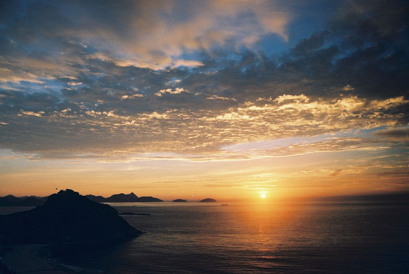 Coucher de soleil, Rio.