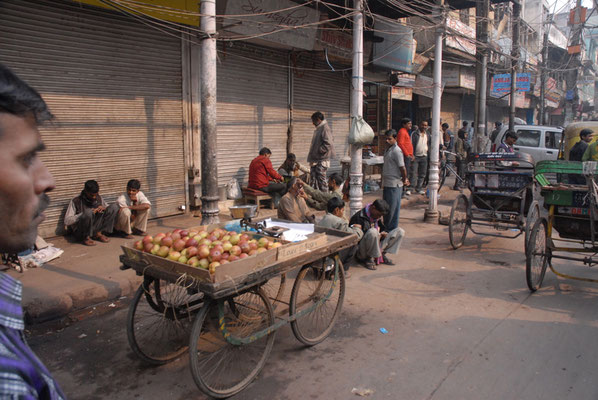 Dans la rue, New Dehli, Inde