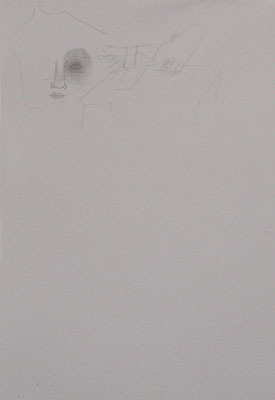 Zerreißprobe 2007; Bleistift auf Papier