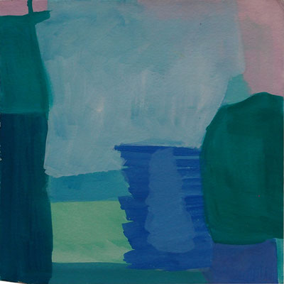ohne Titel 2004; Gouache auf Papier