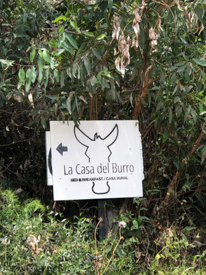 bewegwijzering naar la Casa del Burro