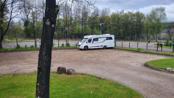 Unser Übernachtungsplatz