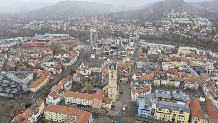 Blick vom Jentower auf Jena