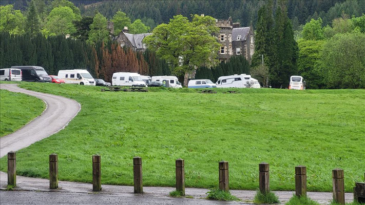 Unser Übernachtungsplatz am Loch Lomond