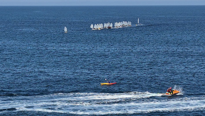 Opti Regatta vor dem Hafen