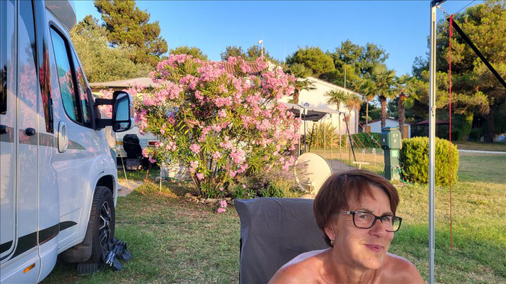 Auf dem Campingplatz