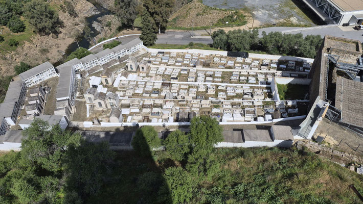 Friedhof von oben
