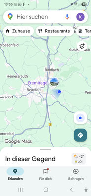 Stellplatz an der Therme in Bayreuth