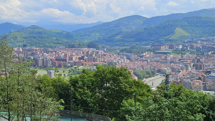 Bilbao vom Aussichtspunkt aus