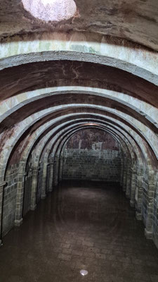 Zisterne im Castle, hat für 6 Monate Wasser gegeben