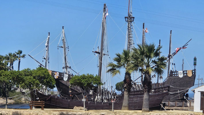 nachgebautes Segelschiff