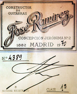 Jose Ramirez 1970 - Guitar 4 - Photo 1