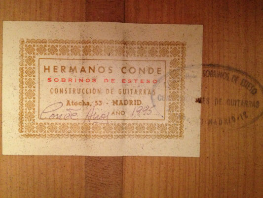 Hermanos Conde - Chicuelo - 1995 - Guitar 1 - Photo 2