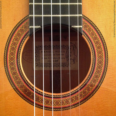 MANUEL REYES | GUITAR  GITARRE | 1984  | ROSETTES ROSETTEN