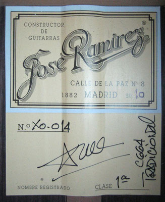 Jose Ramirez 2010 - Guitar 1 - Photo 9