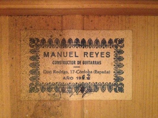 Manuel Reyes 1962 - Guitar 1 - Photo 2