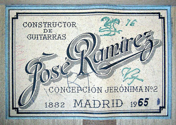 Jose Ramirez 1965 - Guitar 2 - Photo 3