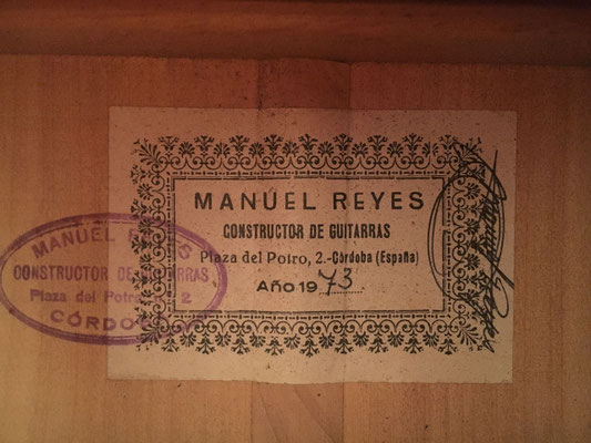Manuel Reyes 1973 - Guitar 3 - Photo 5