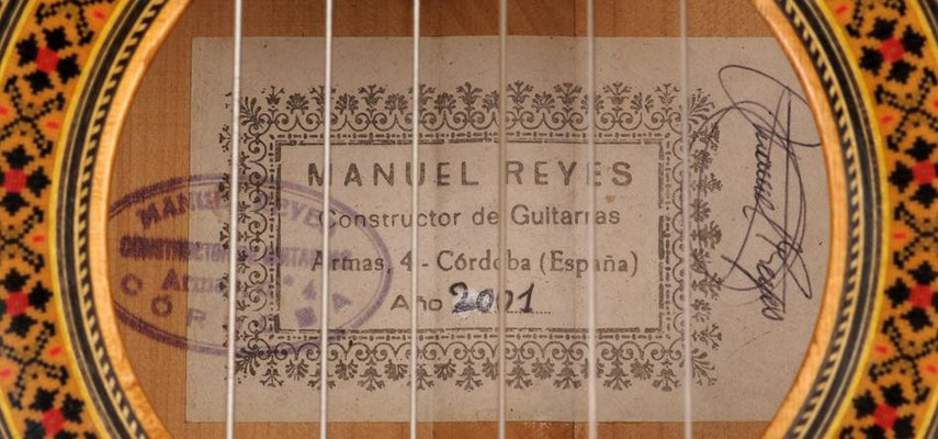 Manuel Reyes 2001 - Guitar 1 - Photo 11