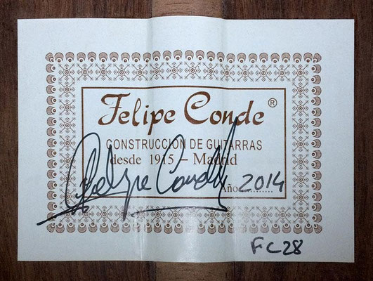 Felipe Conde 2014 - Guitar 4 - Photo 6