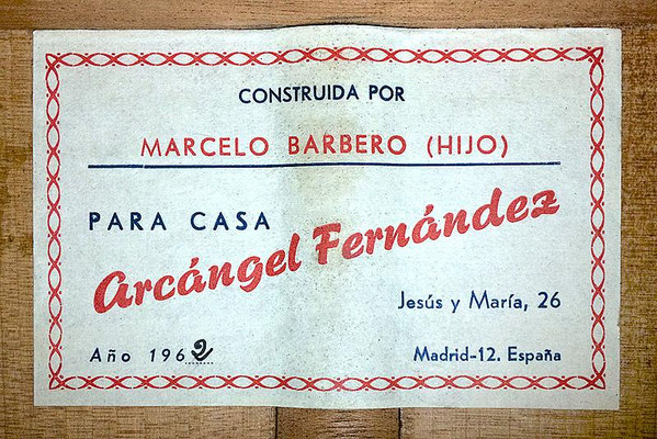 Marcelo Barbero Hijo 1962 - Guitar 1 - Photo 11