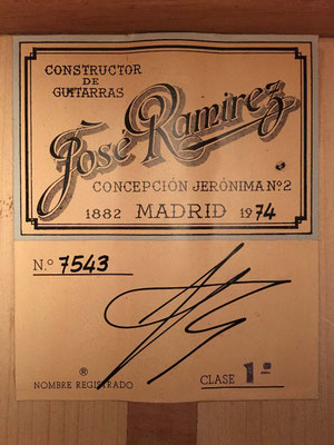 Jose Ramirez 1974 - Guitar 3 - Photo 3