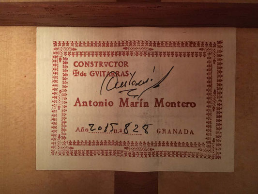 Antonio Marin Montero 2015 - Guitar 4 - Photo 5