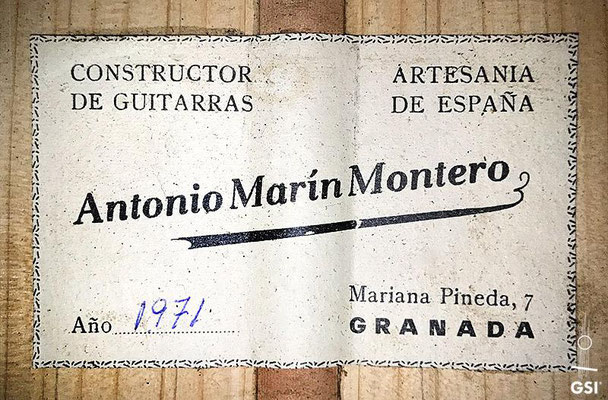 Antonio Marin Montero 1971 - Guitar 2 - Photo 3