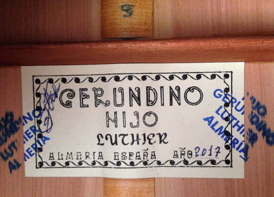 Gerundino Fernandez Hijo 2017 - Guitar 1 - Photo 5