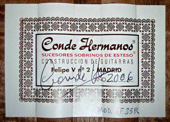 Hermanos Conde 2006 - Guitar 8 - Photo 10