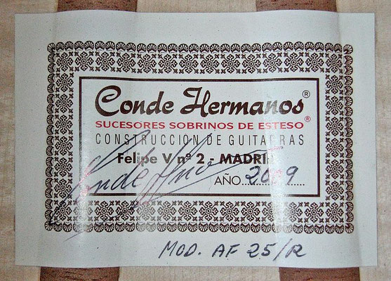 Hermanos Conde 2009 - Guitar 3 - Photo 6