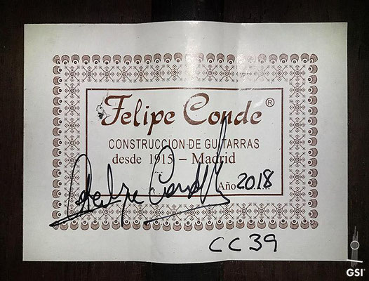 Felipe Conde 2018 - Guitar 7 - Photo 3