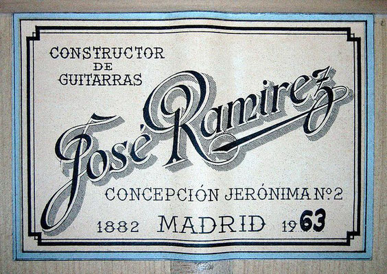 Jose Ramirez 1963 - Guitar 2 - Photo 6